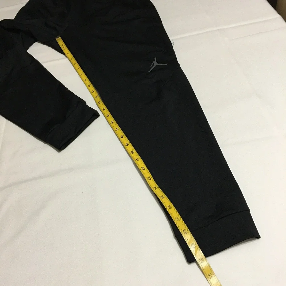 Nike Air Jordan Jumpman Dri-FIT Fleece Jogger Sweatpants Medium Black